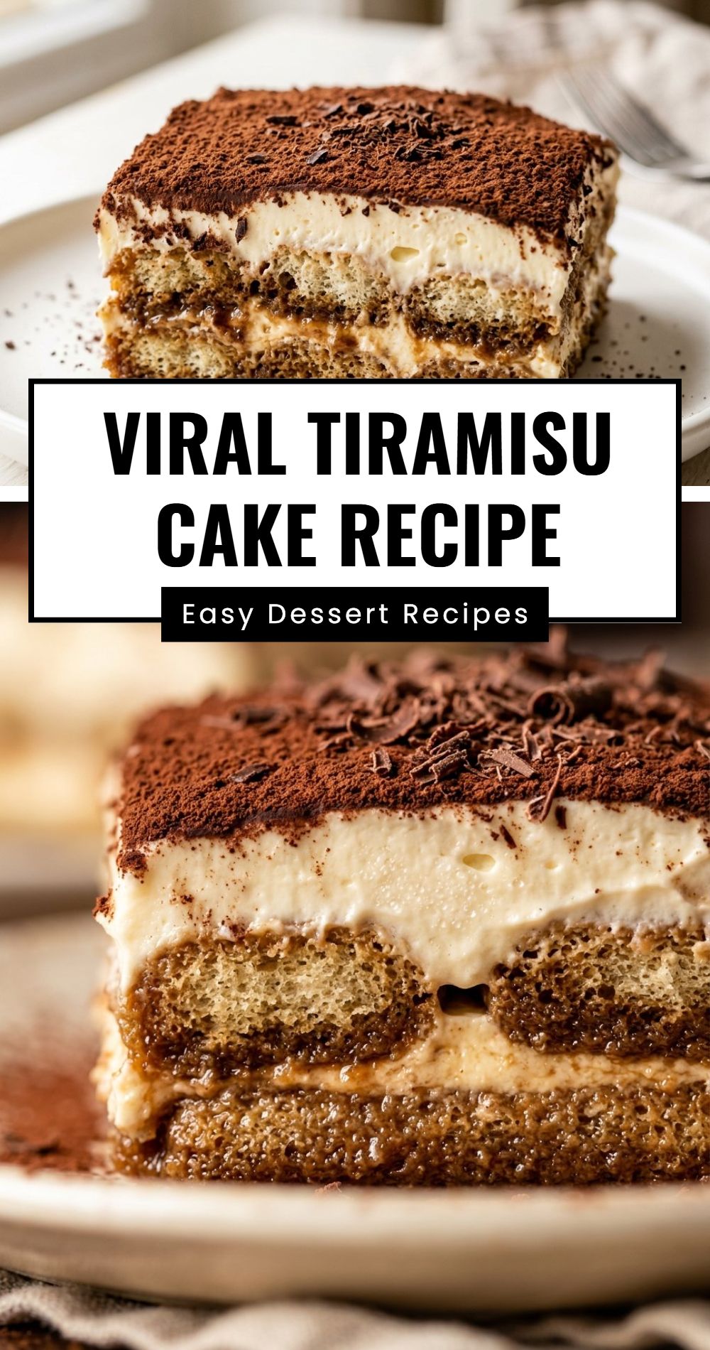 Viral Tiramisu Cake Recipe