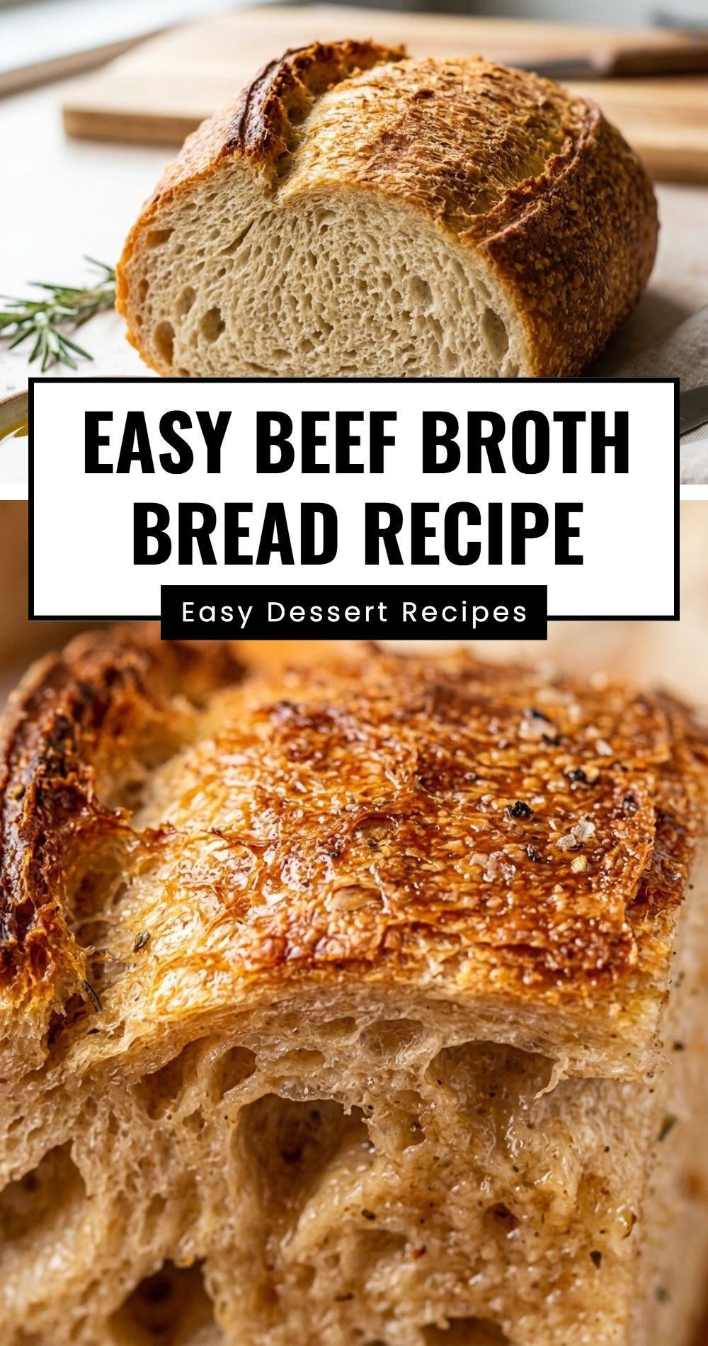 Easy Beef Broth Bread Recipe