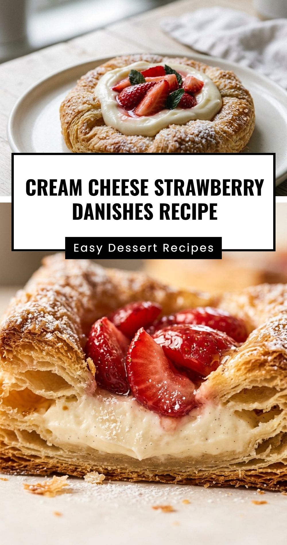 Cream Cheese Strawberry Danishes Recipe
