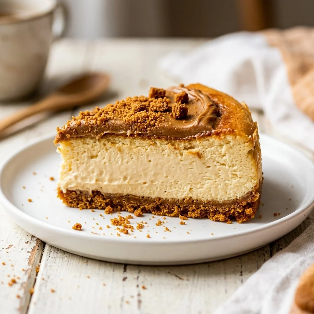 Biscoff Japanese Cheesecake