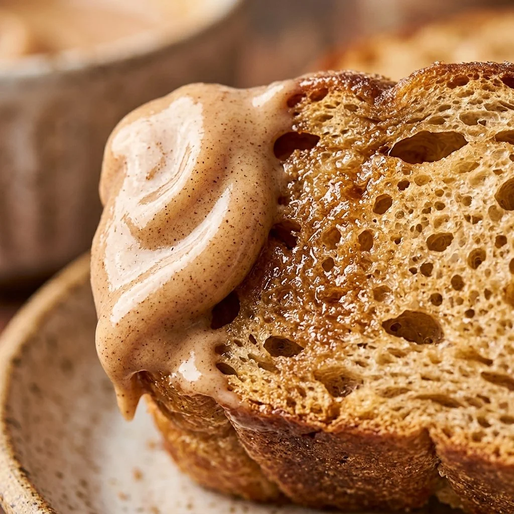 Creamy Butter Bread Dip served with freshly baked bread