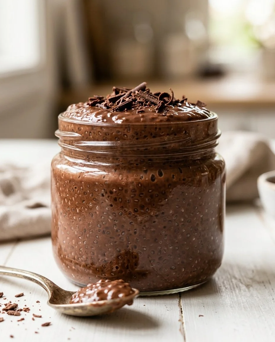 Chia Pudding with Dark Chocolate