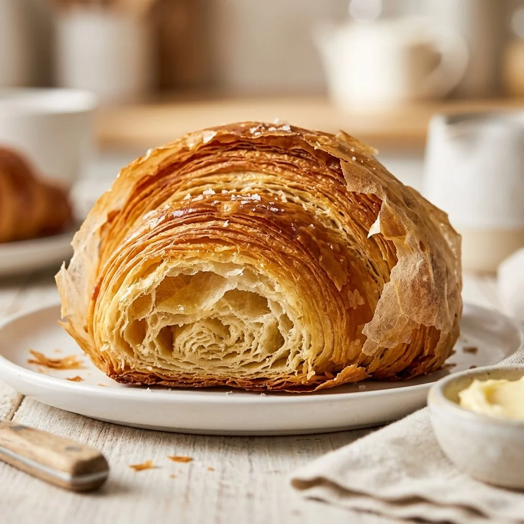 Crispy Rice Paper Croissant Trick