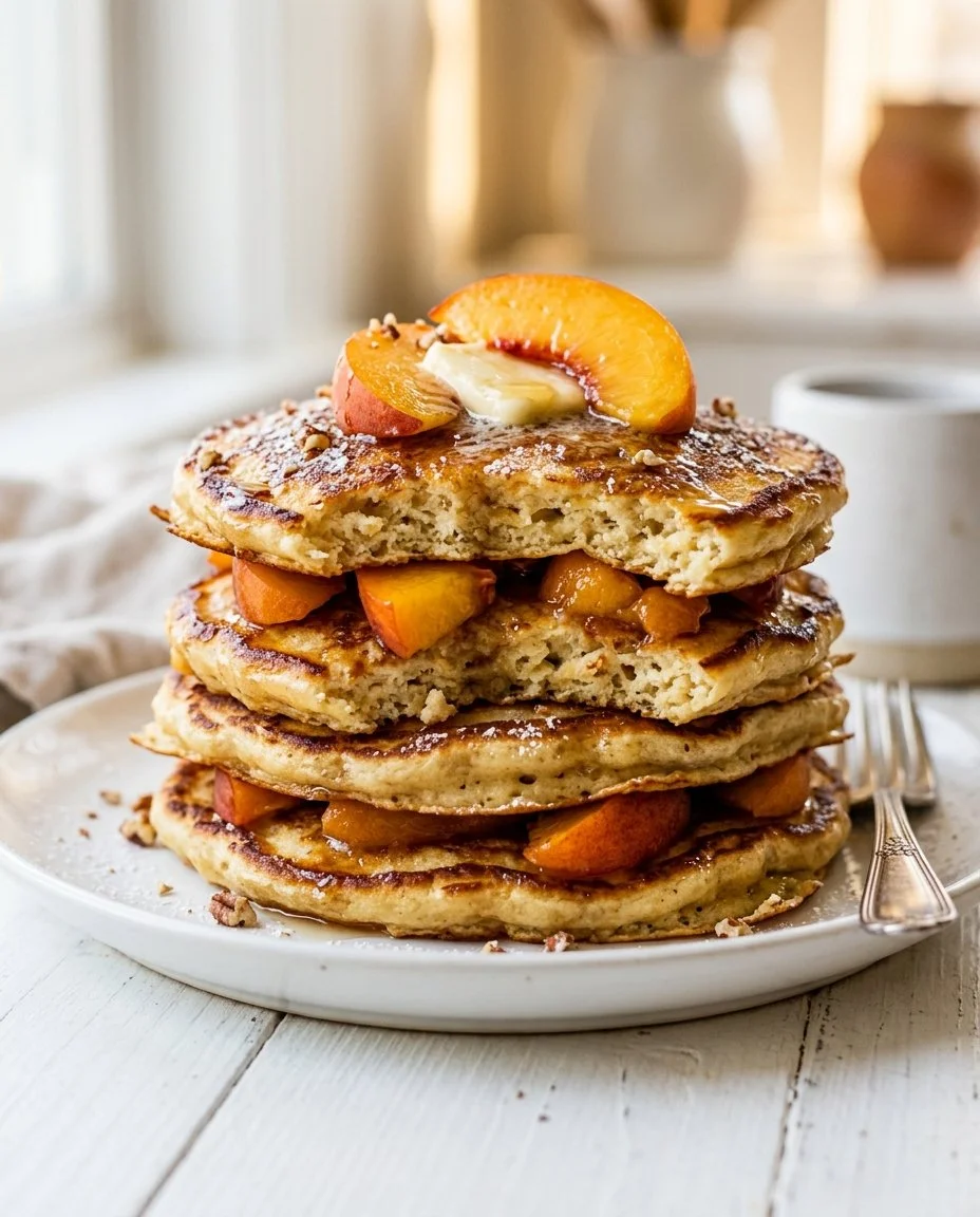Easy Peach Pancake Recipe