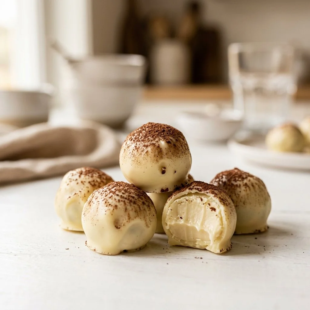 Easy White Chocolate Truffles
