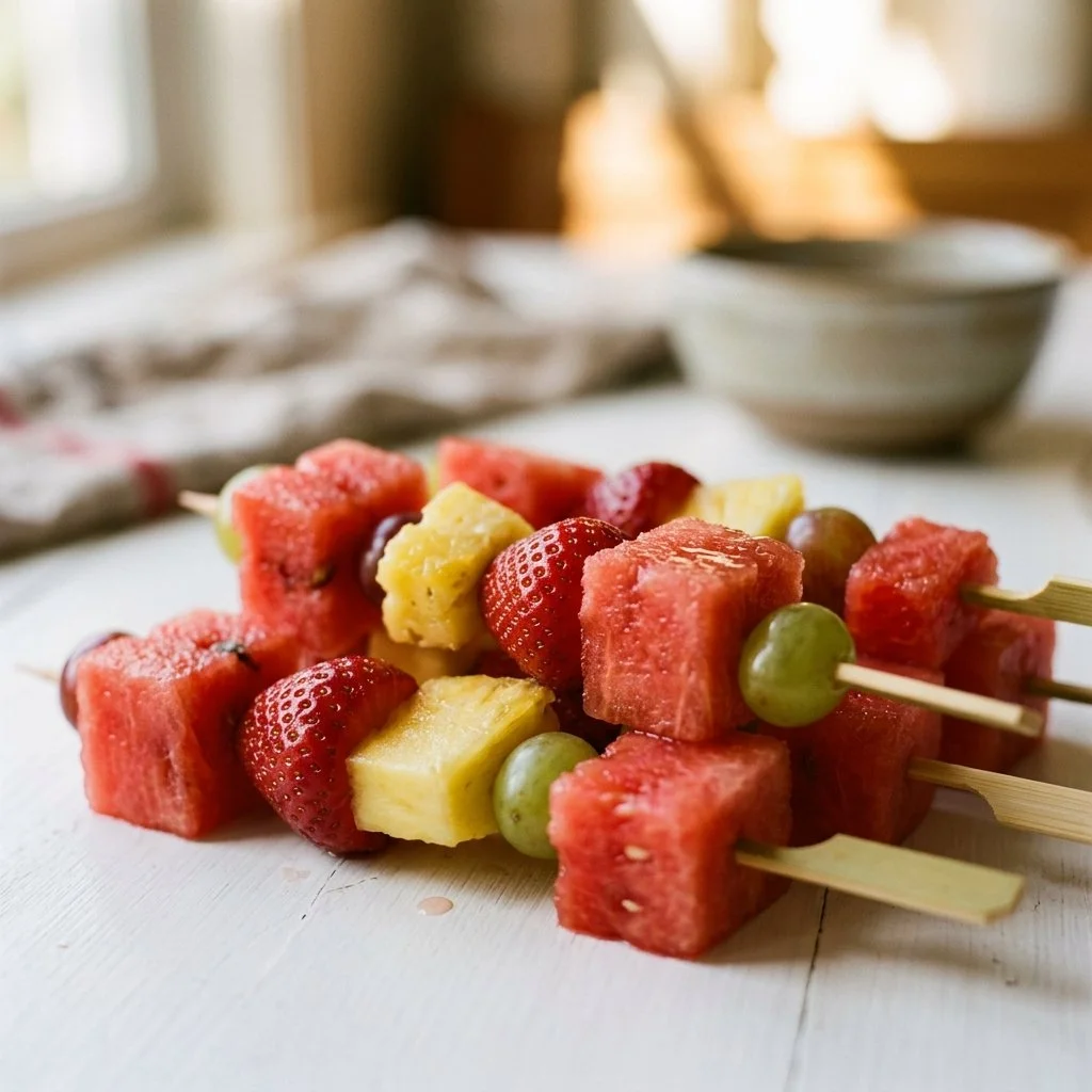 Fruit Kabobs for Party: Watermelon Star Kabobs