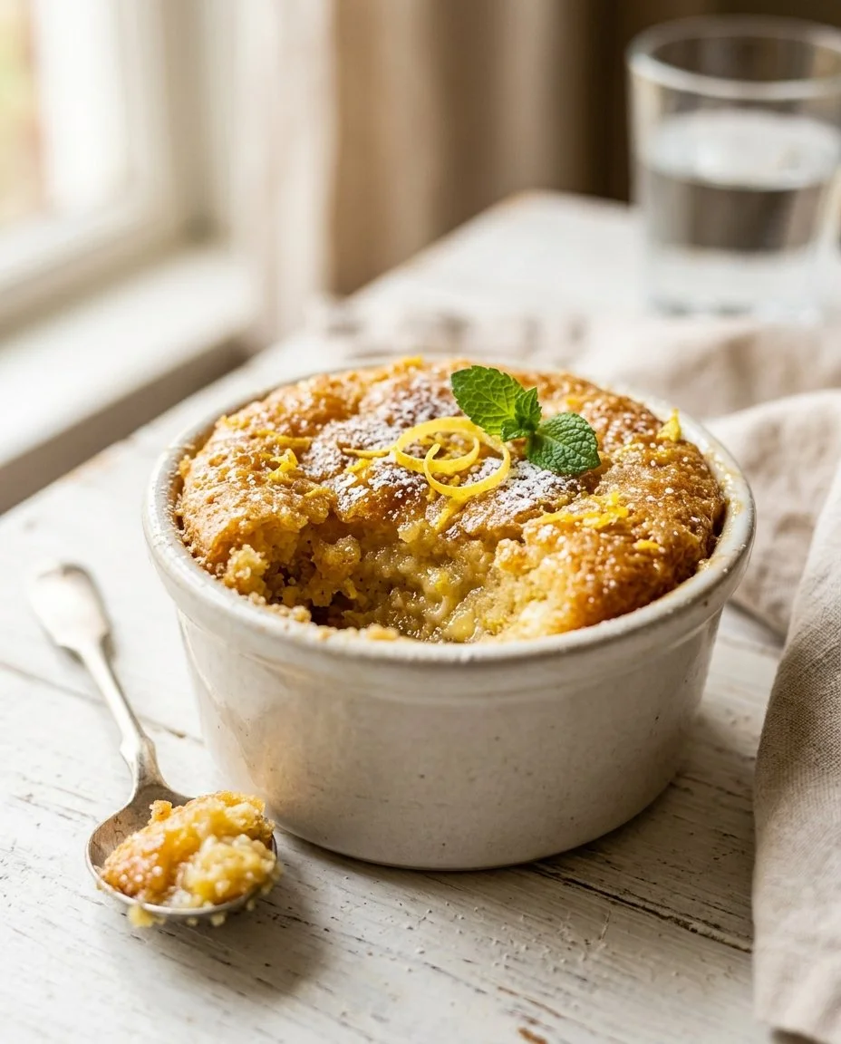 Lemon Blondie Pudding Recipe