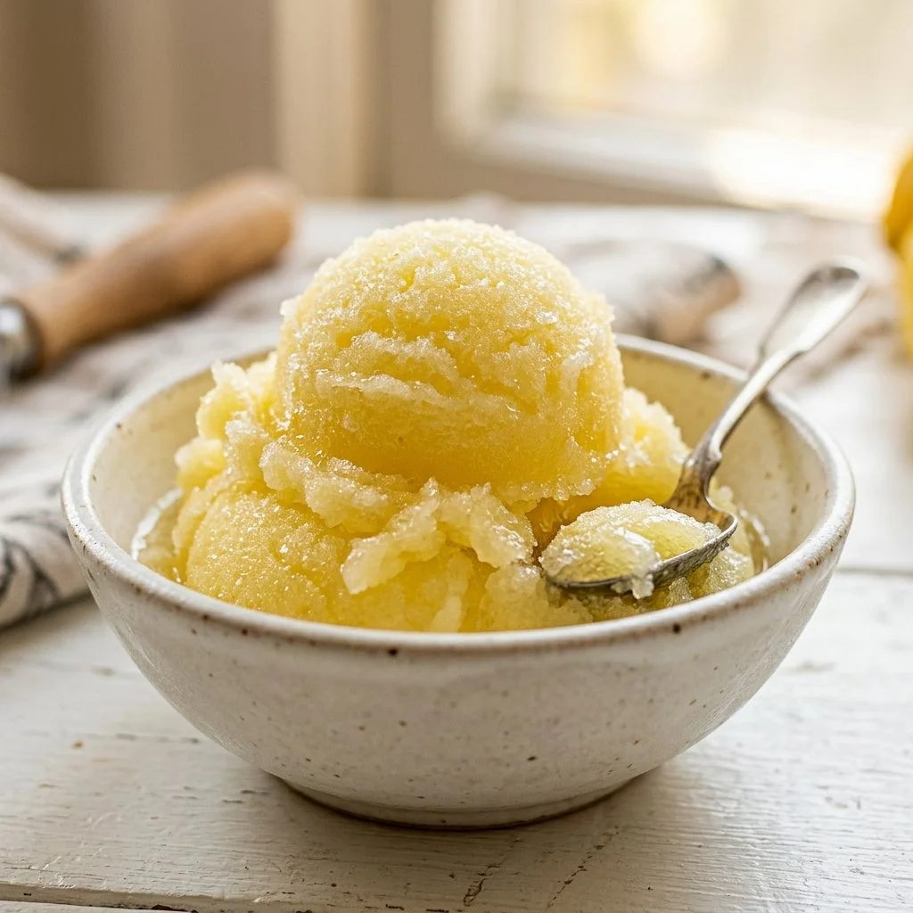 Lemon Sorbet Recipe: Icy Citrus Refreshment