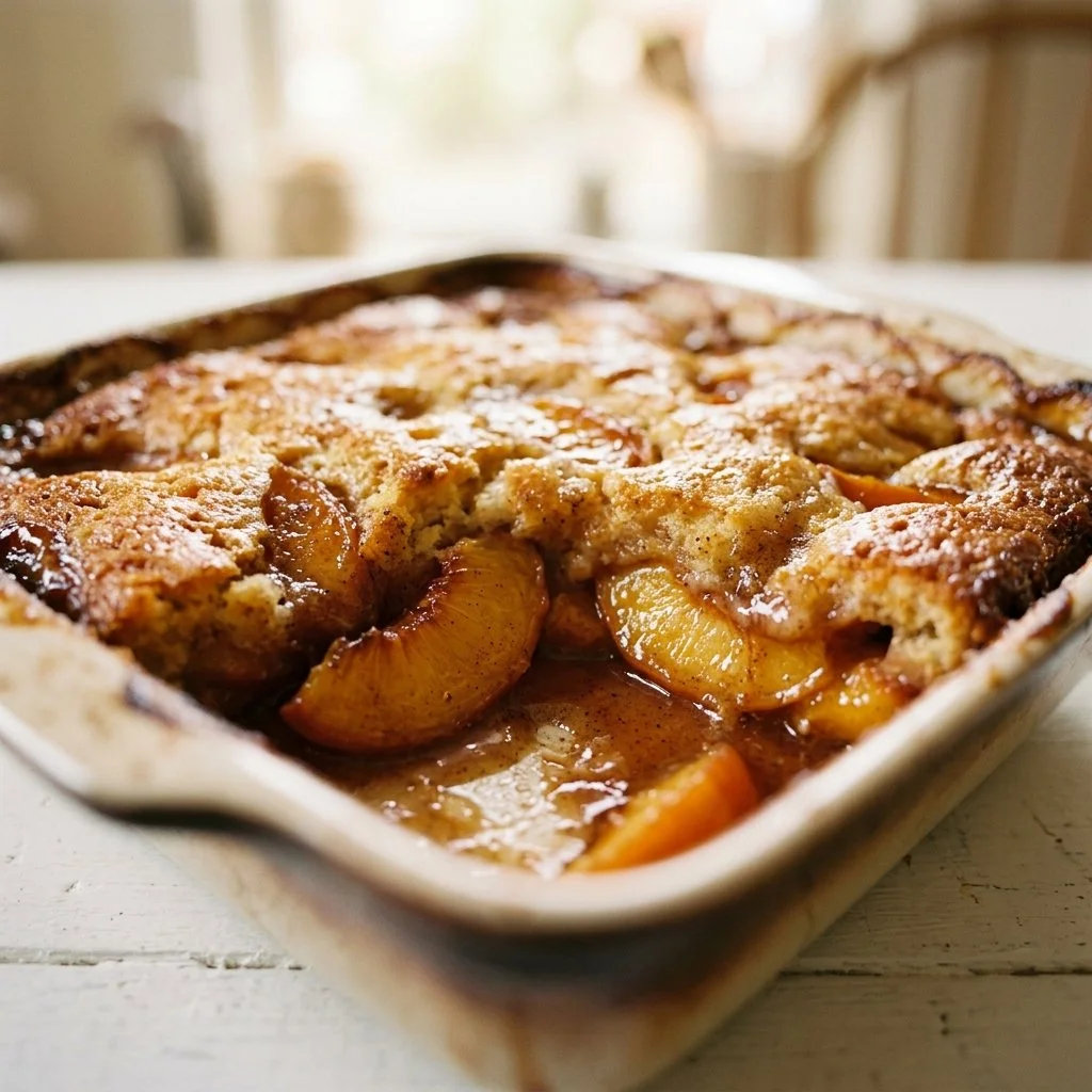 Peach Cobbler Dump Cake Recipe
