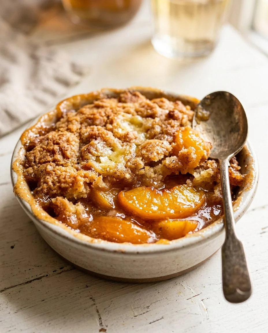Peach Cobbler Dump Cake Recipe
