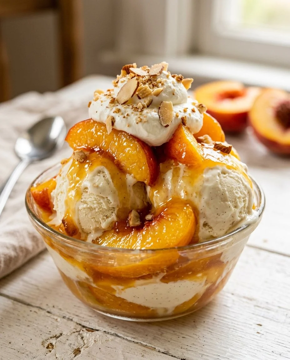 Peach Sundae