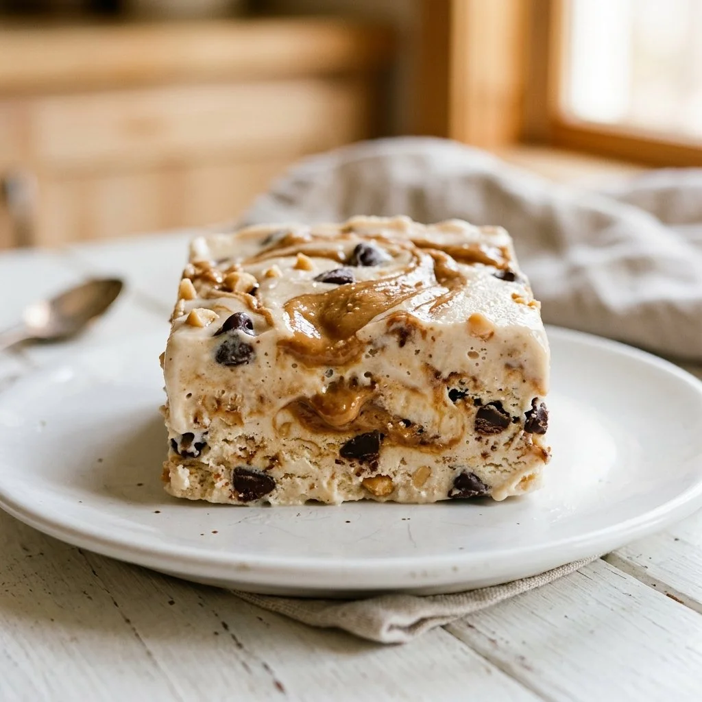 Peanut Butter Frozen Yogurt Bars