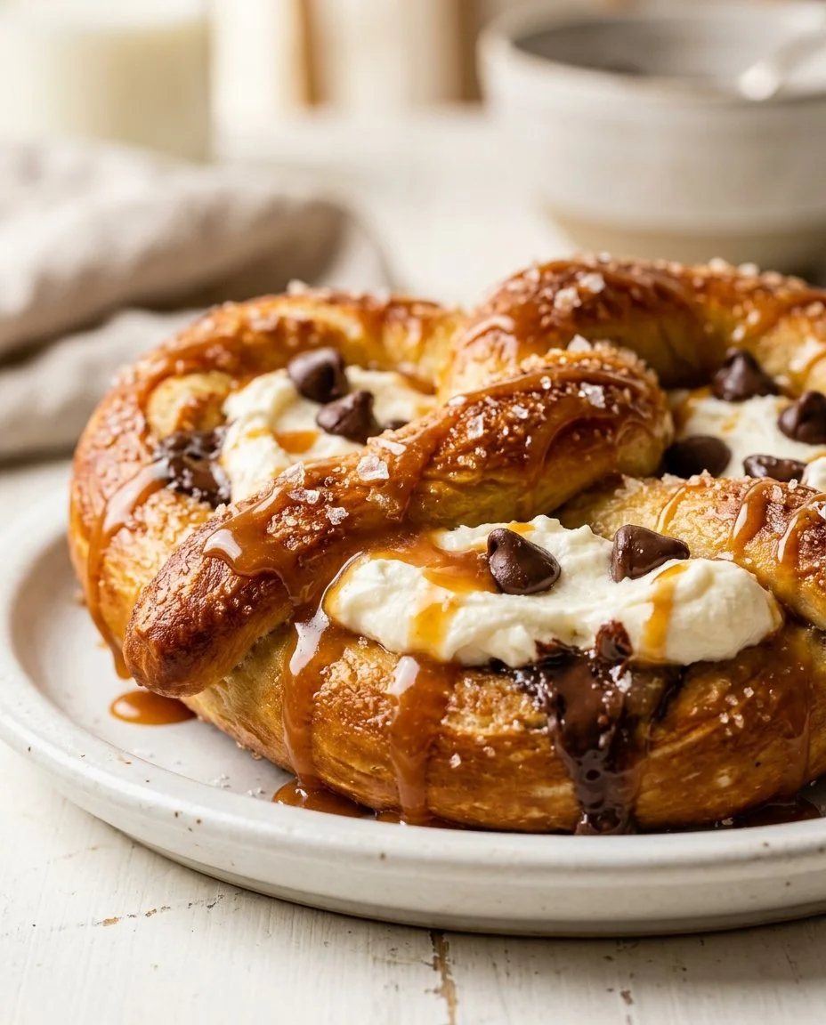 Pretzel Crust Dessert Bread