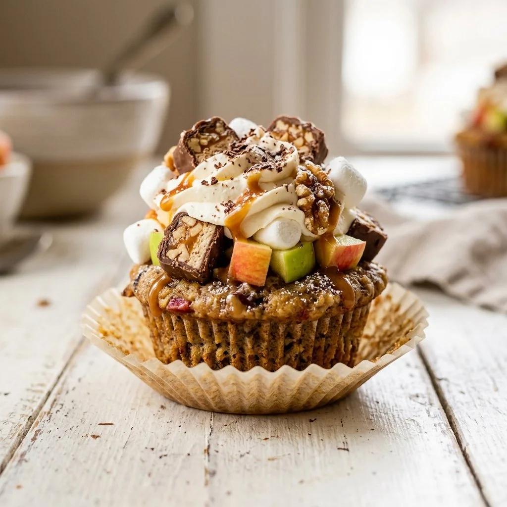 Snickers Apple Salad Muffin Cups Recipe