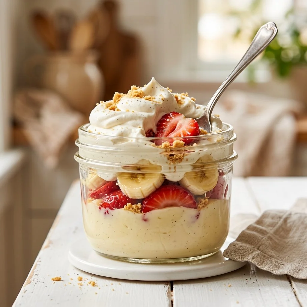 Strawberry Banana Pudding