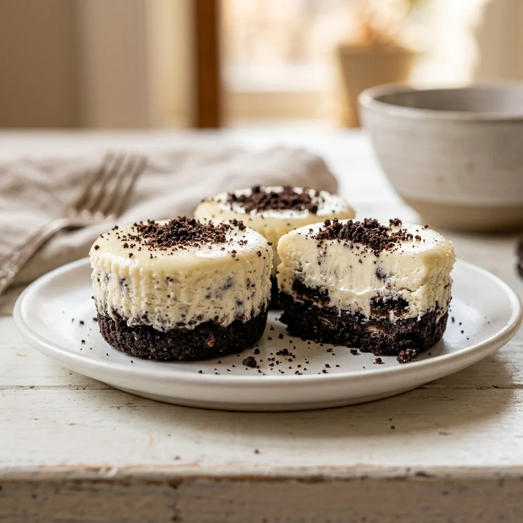Tiny Oreo Cheesecake Bites