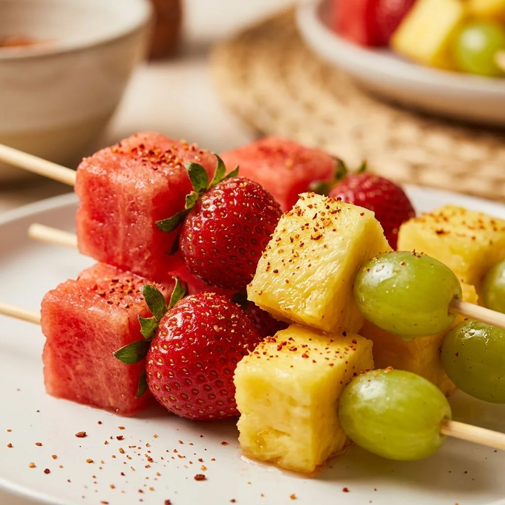 Watermelon Tajin Skewers